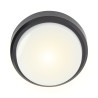 Hublot LED rond noir, IP65, 1800 Lumens, détecteur de mouvement désactivable, CCT