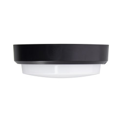 Hublot LED rond noir, IP65, 1800 Lumens, détecteur de mouvement désactivable, CCT