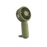 Mini ventilateur nomade kaki, rechargeable, 3 vitesses