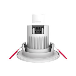 Spot Encastrable LED Intégré - Changement de température par switch - Orientable - cons. 6,5W (eq. 50W) - Blanc chaud