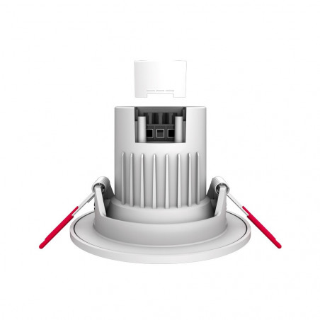 Spot Encastrable LED Intégré - Changement de température par switch - Orientable - cons. 6,5W (eq. 50W) - Blanc chaud