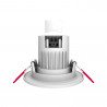 Spot Encastrable LED Intégré - Changement de température par switch - Orientable - cons. 6,5W (eq. 50W) - Blanc chaud