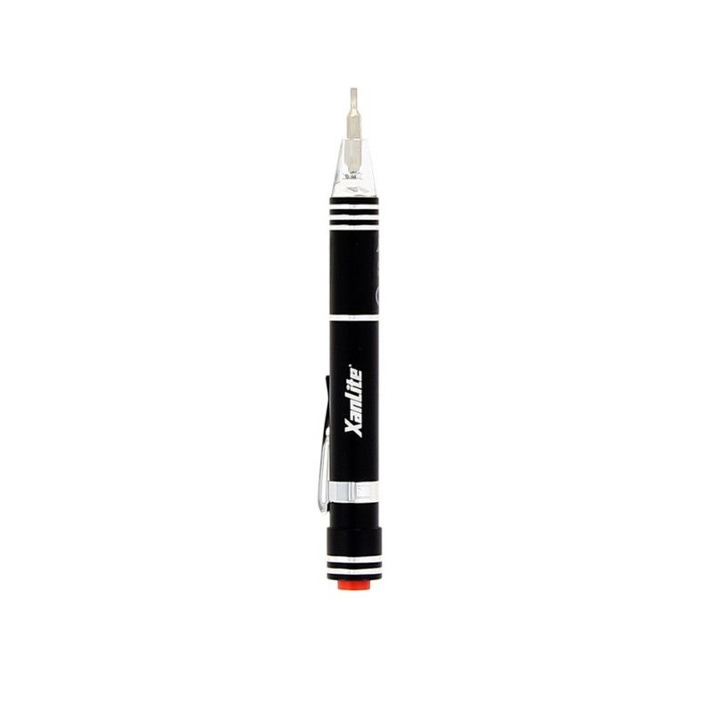 Tournevis LED, x6 Têtes Incluses (Cruciforme/Plate), Mini Torche Intégrée