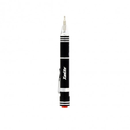 Tournevis LED, x6 Têtes Incluses (Cruciforme/Plate), Mini Torche Intégrée