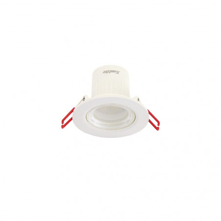 Spot Encastrable LED Intégré - Changement de température par switch - Orientable - cons. 6,5W (eq. 50W) - Blanc chaud