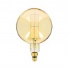 Ampoule LED déco Globe Giant (XXL) au verre ambré, culot E27, 8W cons. (60W eq.), 800 lumens, lumière blanc chaud