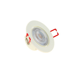 Spot Encastrable LED Intégré - Dimmable et Orientable - cons. 6W (eq. 50W) - 345 lumens - Blanc chaud