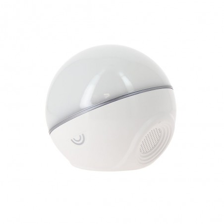 Mini sphère Sonolux - blanc et multicolor - haut parleur bluetooth
