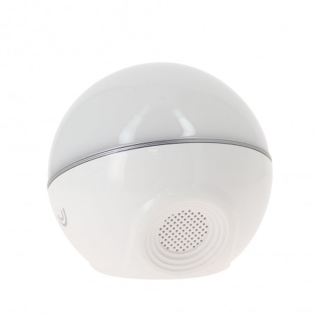 Mini sphère Sonolux - blanc et multicolor - haut parleur bluetooth