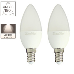 Ampoule LED , culot E14, 7W cons. (60W eq.), lumière blanc neutre