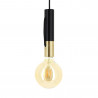 Suspension design modèle tempo métal noir et laiton