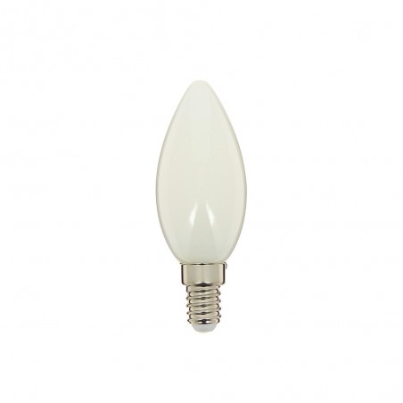 Ampoule à filament LED flamme, culot E14, 4W cons. (40W eq.), lumière blanche chaude