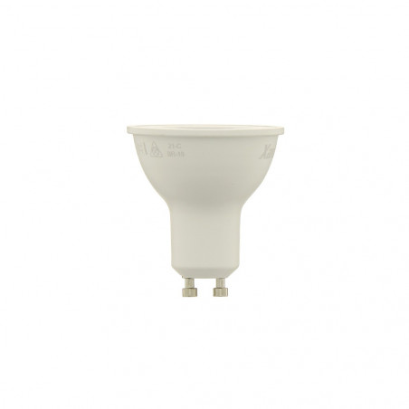 Lot de 2 ampoule LED spot au culot GU10, 6W cons. (75W cons.), lumière blanche chaude