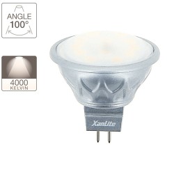 Ampoule spot LED, culot GU5.3, 5,5W cons. (25W éq.), blanc neutre