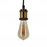 Ampoule LED (ST64) Edison / Vintage au verre fumé, culot E27, 4W cons. (23W eq.), 230 lumens, lumière blanc chaud