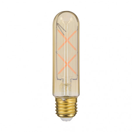 Ampoule LED (T125) Tube / Vintage au verre ambré, culot E27, 4W cons. (30W eq.), 323 lumens, lumière blanc chaud