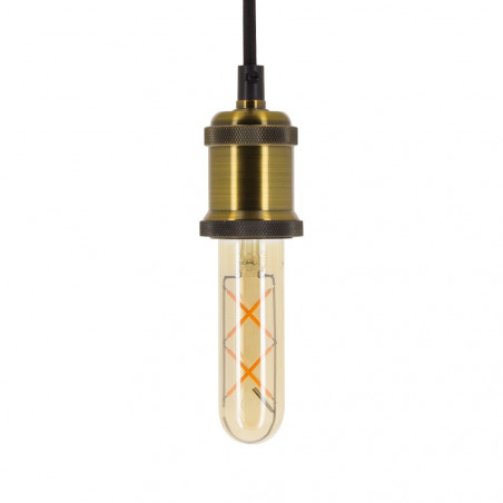 Ampoule LED (T125) Tube / Vintage au verre ambré, culot E27, 4W cons. (30W eq.), 323 lumens, lumière blanc chaud