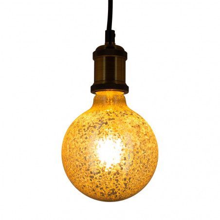 Ampoule LED G125, culot E27, 4W cons. (24W eq.), lumière blanc chaud