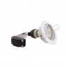 Lot de 5 Spots Encastrés Metal Blanc - ORIENTABLE - Ampoule LED GU10 incluses - cons. 5W (eq. 50W) - 345 lumens - Blanc neutre