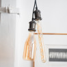 Ampoule LED déco Bouteille au verre ambré, culot E27, 4W cons. (30W eq.), 350 lumens, lumière blanc chaud