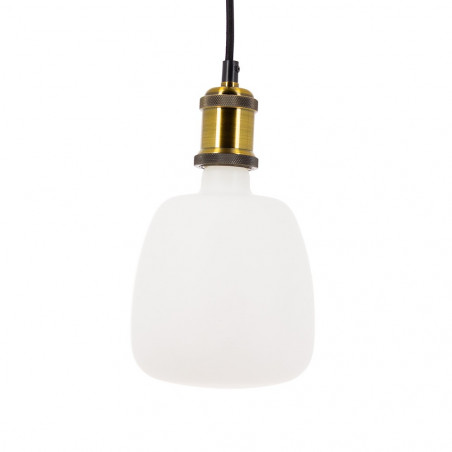 Ampoule LED déco éclairante MUG Opaline au verre lacté, culot E27, 8W cons. (60W eq.), 806 lumens, lumière blanc neutre