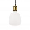 Ampoule LED déco éclairante MUG Opaline au verre lacté, culot E27, 8W cons. (60W eq.), 806 lumens, lumière blanc neutre