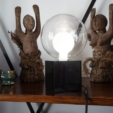 Ampoule LED déco, double verre, forme de globe, culot E27, blanc neutre, forme allongée