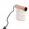 Lampe à poser ÉCLIPSE en terrazzo & métal cuivré, culot E27