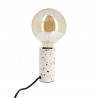 Lampe à poser CYCLO en terrazzo, culot E27