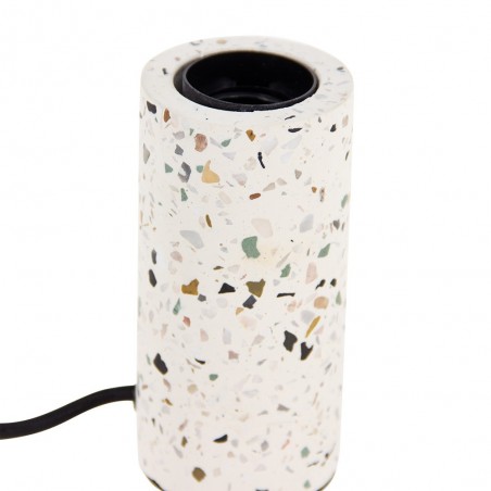 Lampe à poser CYCLO en terrazzo, culot E27