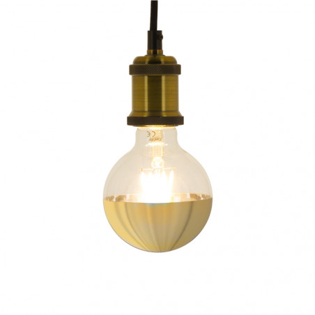 Ampoule LED G95 Gold, culot E27, 8W cons. (62W eq.), 360 lumens, lumière blanc chaud