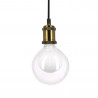 Ampoule Déco LED, Double verre Blanc, G125, culot E27, 3W cons. 2700K Blanc Chaud