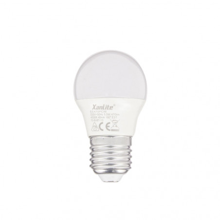 Ampoule LED P45, culot E27, 5,3W cons. (40W eq.), lumière blanc neutre
