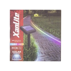 Balise strip LED solaire - 3 m RVB -