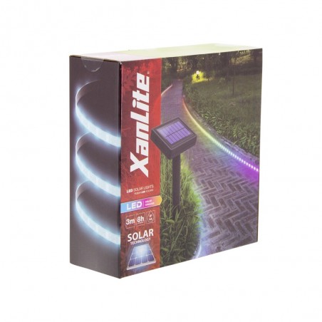 Balise strip LED solaire - 3 m RVB -