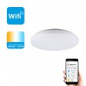 Plafonnier LED connecté KOZii, éclairage multi-blancs (2700 à 6500 kelvins), Rond 24W Variation de couleur et luminosité