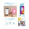 Ruban LED connecté KOZii, blancs et couleurs, 5m