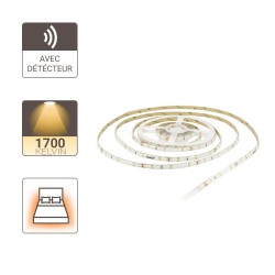 Ruban LED Lit (kit complet) - 2,5m - détecteur de mouvement - Blanc chaud