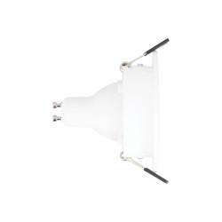Spot GU10 50W 2700K Rond orientable Blanc IP20