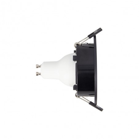 Spot GU10 50W 2700K Rond orientable Noir IP20