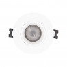 Lot 3 Spots GU10 50W 2700K Rond orientable Blanc IP20