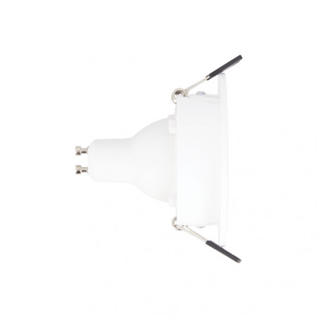 Lot 3 Spots GU10 50W 2700K Rond orientable Blanc IP20