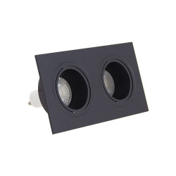 Spot 2 têtes GU10 50W 2700K...