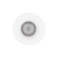 Spot GU10 50W 4000K Rond Blanc IP44