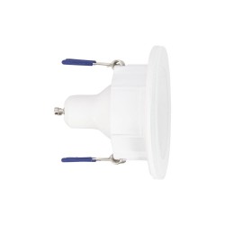 Spot GU10 50W 4000K Rond Blanc IP44