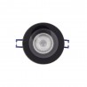 Spot GU10 50W 4000K Rond Noir IP44