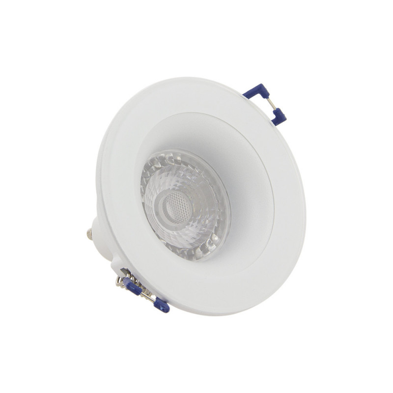 Lot 3 Spots GU10 50W 4000K Rond Blanc IP44