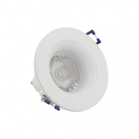 Lot 3 Spots GU10 50W 4000K Rond Blanc IP44