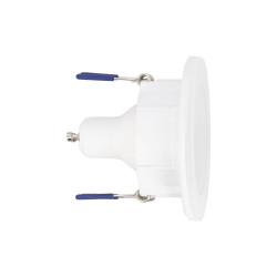 Lot 3 Spots GU10 50W 4000K Rond Blanc IP44