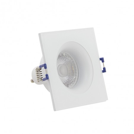 Spot GU10 50W 4000K Carré Blanc IP44